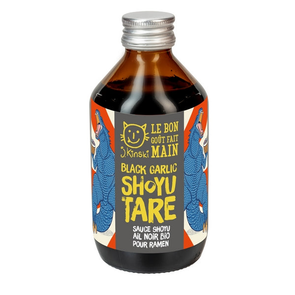 J.Kinski -- Sauce shoyu ail noir bio (pour ramen) - 250mL