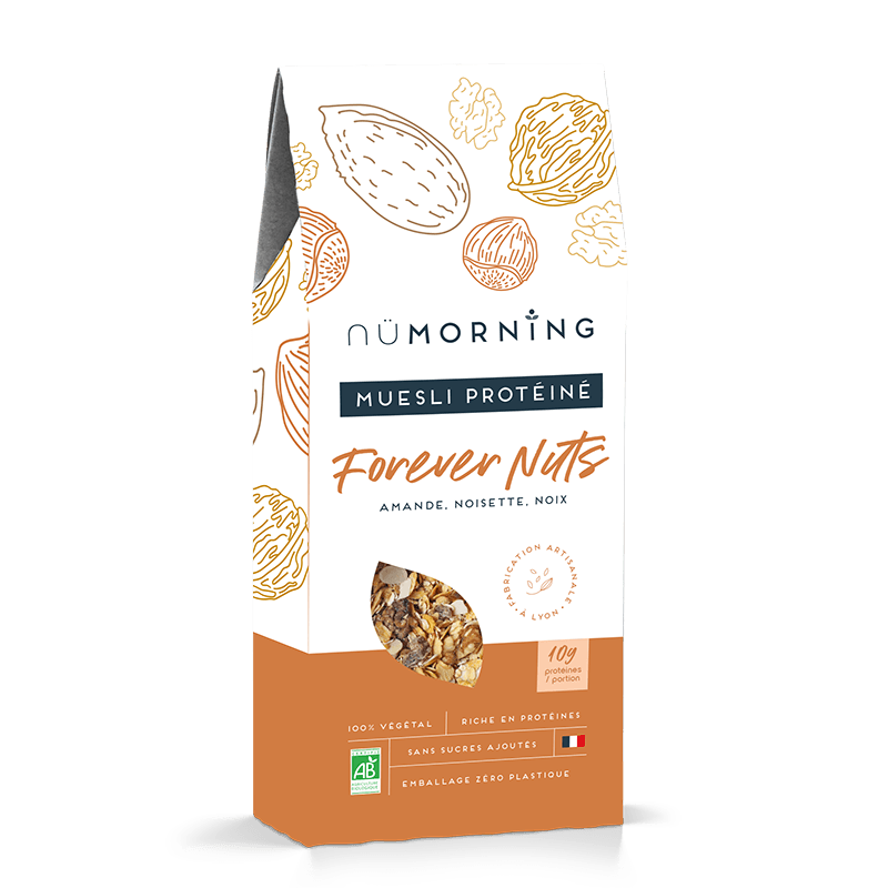 nüMorning -- Muesli protéiné Forever Nuts - boîte 300 g